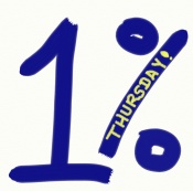 1% Thursday