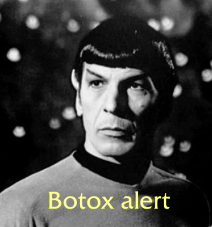 Botox and Mr. Spock Eyebrows