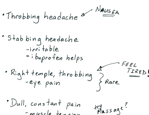 Classify your headaches
