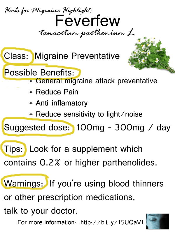 Feverfew for Migraine