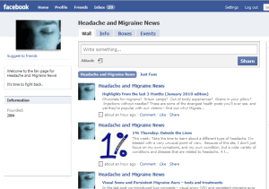 Headache and Migraine News on Facebook!