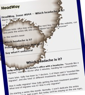 HeadWay on headache types