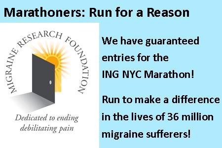 NYC Marathon: Run to fight Migraine!