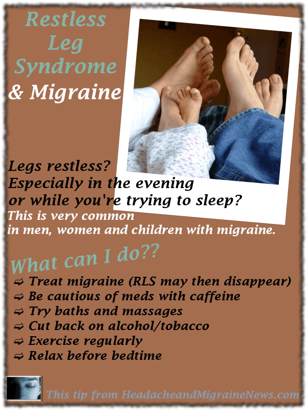 Restless Leg Syndrome and Migraine