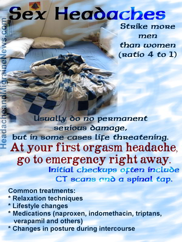 Sex Headaches Headache And Migraine News 0935