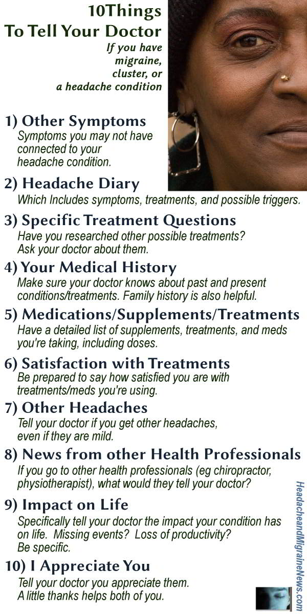 10 Things to Tell Your Doctor