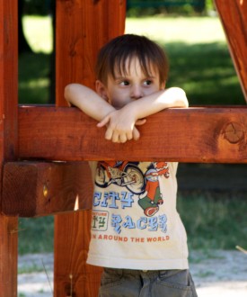 A child in the park