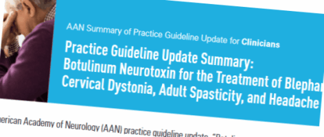 Practice Guideline Update Summary on Botox