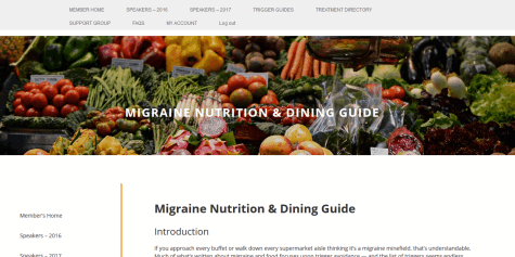 Migraine World Summit - Nutrition Guide 2017