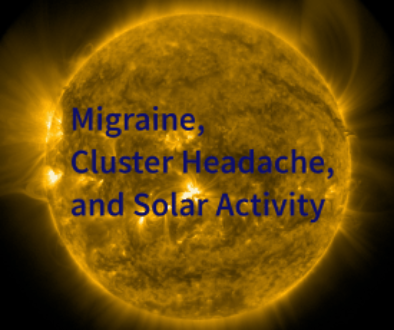 Solar Flares, Migraine and Cluster Headache